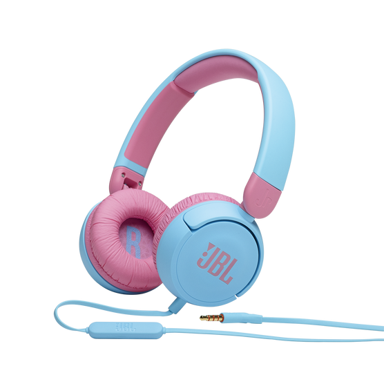 JBL Jr310 - Blue - Kids on-ear Headphones - Hero